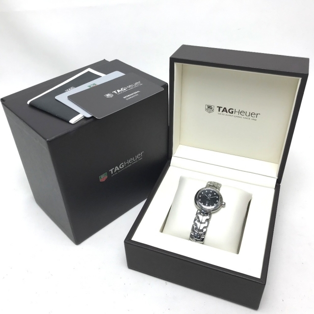 TAG Heuer(タグホイヤー)のタグホイヤー TAG HEUER 11Pダイヤ WAT1410.BA0954 リンク クォーツ デイト 腕時計 SS シルバー ブラック レディースのファッション小物(腕時計)の商品写真