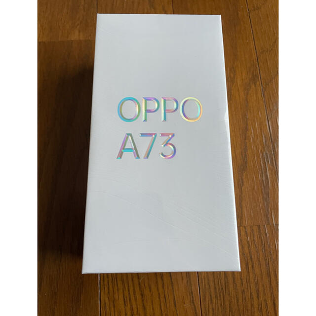 【送料無料】OPPO A73 SIMフリー　スマホ　ネービーブルー　購入証明付きスマートフォン/携帯電話