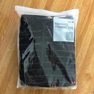 ユニクロ(UNIQLO)の☆新品・未使用 ☆  UNIQLO ユニクロ ルームパンツ Mサイズ Black(ルームウェア)