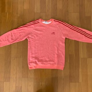 アディダス(adidas)のアディダス スウェット USED(古着) レッド(スウェット)