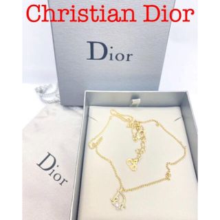 クリスチャンディオール(Christian Dior)の未使用美品◎ディオール ネックレス Diorロゴ  ゴールド色【216】(ネックレス)