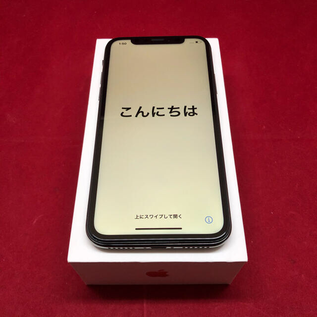 一番安いApple - SIMフリー iPhoneX 64GB ブラック 新品の通販 by une