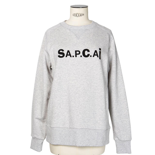 L sacai A.P.C. SWEAT TANI スウェット グレー