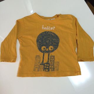 ザラキッズ(ZARA KIDS)のzara baby 長袖トップス 6-9ヶ月(74cm)(Ｔシャツ)