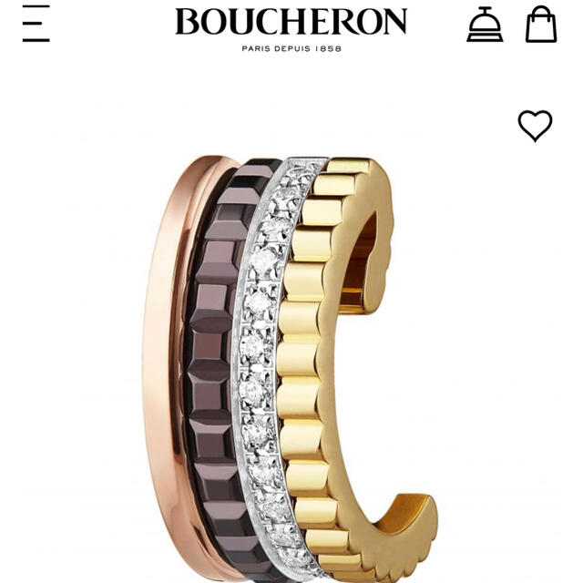 BOUCHERON - 【新作・新品】ブシュロン キャトルイヤーカフの BOUCHERON - 【新作・新品】ブシュロン キャトルイヤーカフの