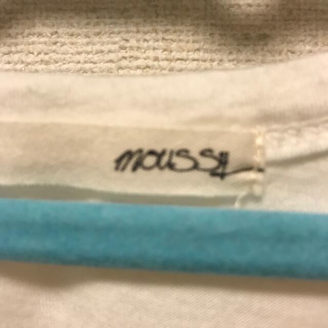 moussy(マウジー)のマウジー　白Tシャツ レディースのトップス(Tシャツ(半袖/袖なし))の商品写真