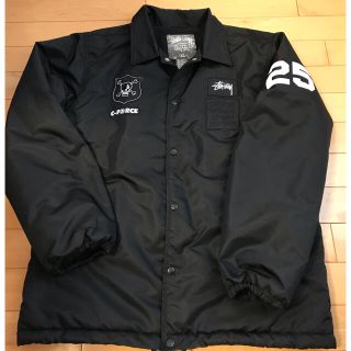 ステューシー(STUSSY)の★used STUSSY 25周年記念モデルC-FORCE コーチJKT XL(ナイロンジャケット)