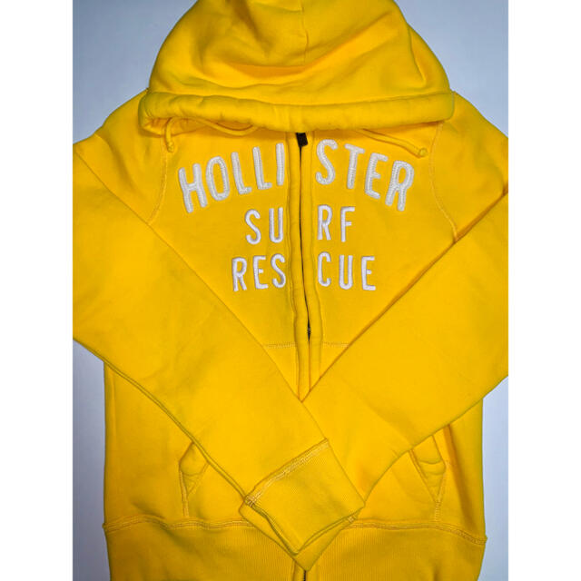 Hollister(ホリスター)のホリスター パーカー イエロー サイズS メンズのトップス(パーカー)の商品写真