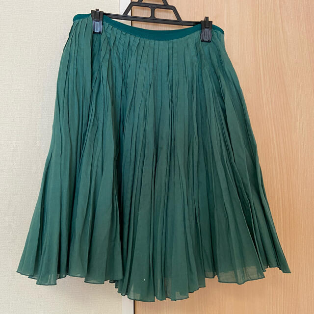 Lois CRAYON(ロイスクレヨン)のロイスクレヨン コットンボリューム スカート グリーン レディースのスカート(ひざ丈スカート)の商品写真