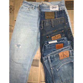 シーケーカルバンクライン(ck Calvin Klein)のカルバンクライン ギャップ ジーンズ 6本 古着 まとめ売り(デニム/ジーンズ)