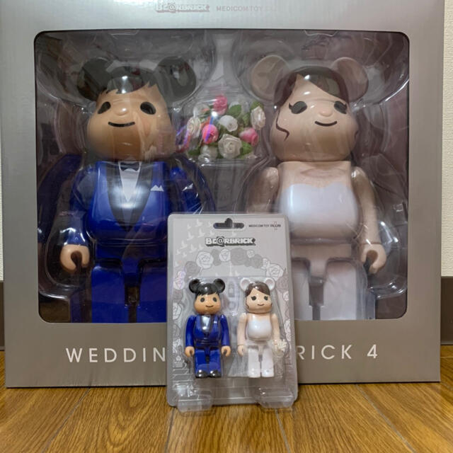 MEDICOM TOY(メディコムトイ)のBE@RBRICK グリーティング結婚 4 PLUS 100％ / 400％ エンタメ/ホビーのフィギュア(その他)の商品写真