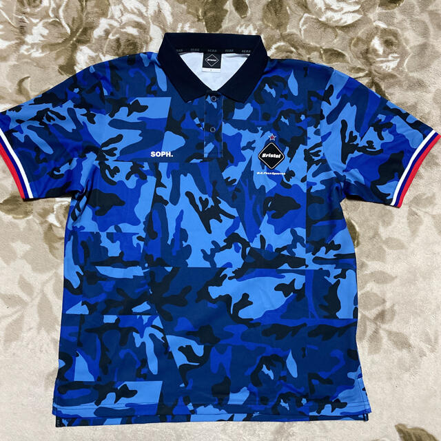 F.C.R.B. FCRB bristol 迷彩 camo ポロシャツ L www.termasbryant.com
