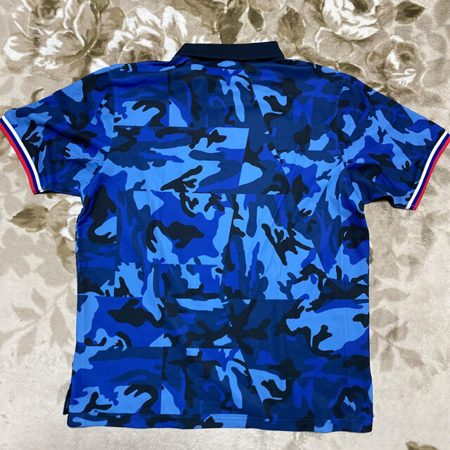 F.C.R.B.(エフシーアールビー)のF.C.R.B. FCRB bristol 迷彩　camo ポロシャツ　L メンズのトップス(ポロシャツ)の商品写真