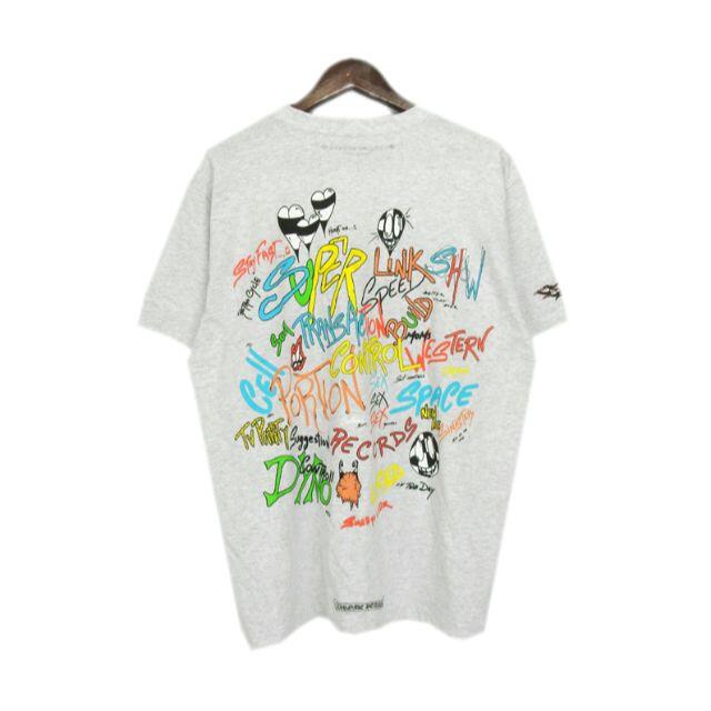 グレー×マルチカラーサイズクロムハーツCHROME HEARTS■MATTY BOYプリントTシャツ