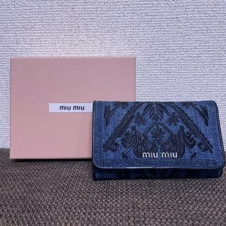 ミュウミュウ 財布(レディース)(デニム)の通販 31点 | miumiuの