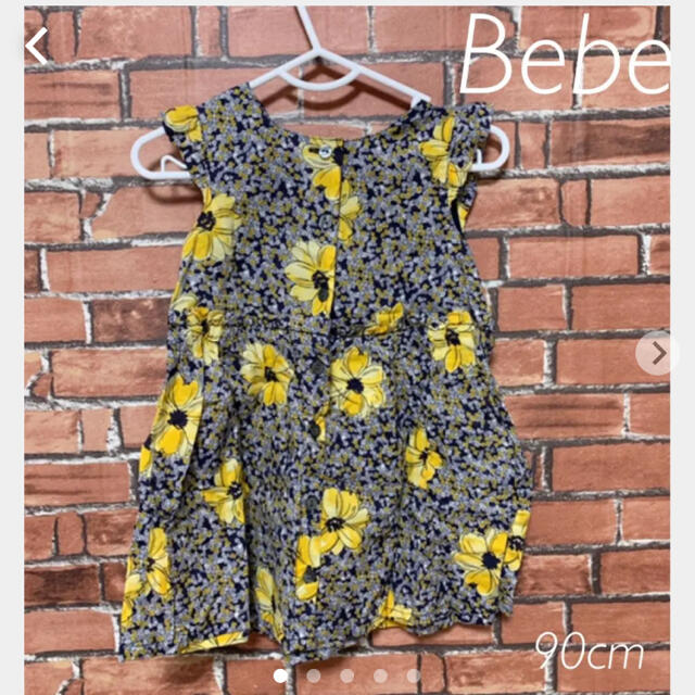 Bebe 最終値下げ Bebe キッズ 花柄 ワンピース 90cmの通販 By Maro S Shop ベベならラクマ