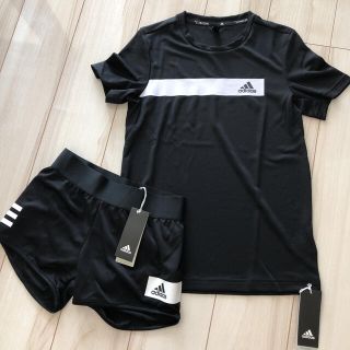 アディダス(adidas)の【新品】アディダス　Tシャツ＆短パン(インナーパンツ付) 上下セット　140(その他)