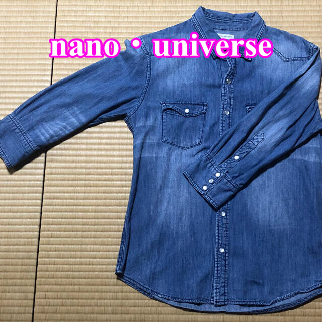 nano・universe(ナノユニバース)の処分前❗️大特価❗️ナノユニバース　アウター メンズのジャケット/アウター(Gジャン/デニムジャケット)の商品写真