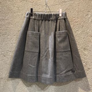 ティヤマイパリ(t.yamai paris)のt.yamai paris  カシミヤ混ひざ丈ウールスカート(ひざ丈スカート)