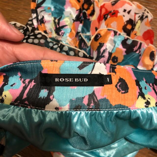 ROSE BUD(ローズバッド)のローズバッド　シフォンフリルミニスカート レディースのスカート(ミニスカート)の商品写真
