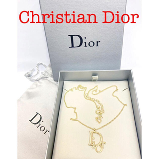 クリスチャンディオール(Christian Dior)の未使用美品◆ディオール ネックレス Diorロゴ ゴールド色【212】(ネックレス)