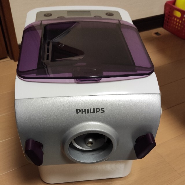 調理機器PHILIPS ヌードルメーカー HR2369/01＋平麺アタッチメント二個付