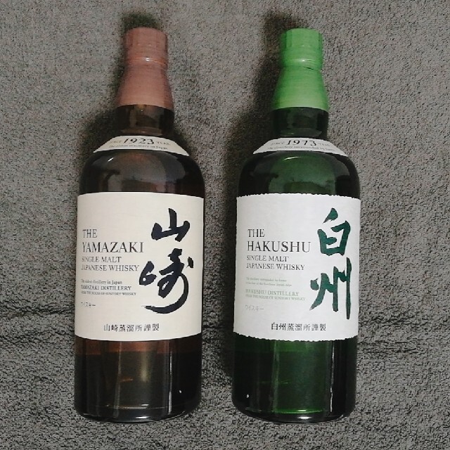 山崎＆白州　飲み比べセット（180ml）