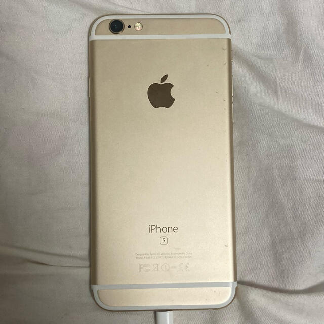 Apple(アップル)のiPhone6s 64GB SIMフリー ゴールド スマホ/家電/カメラのスマートフォン/携帯電話(スマートフォン本体)の商品写真