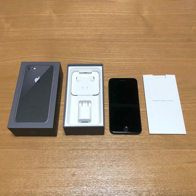大人気☆ iPhone8 64gb スペースグレイ SIMロック解除済み - 通販 