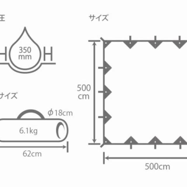 DOPPELGANGER(ドッペルギャンガー)の【新品•廃盤】チーズタープ　ベージュ スポーツ/アウトドアのアウトドア(テント/タープ)の商品写真