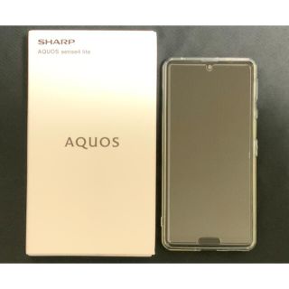 アクオス(AQUOS)のSHARP AQUOS sense4 Lite SIMフリー ブラック(スマートフォン本体)