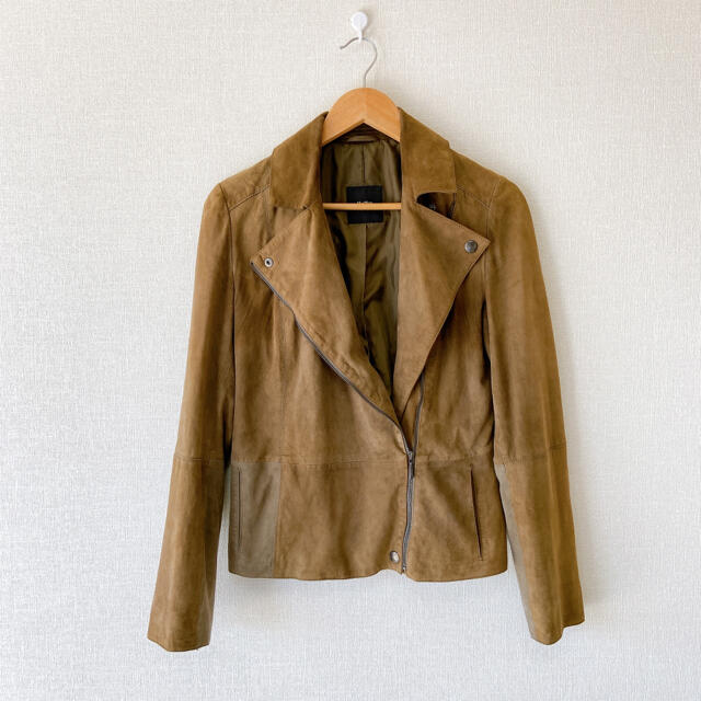 Max Mara - MAX MARA WEEKEND マックスマーラ　ゴートスキン　ジャケット　本革