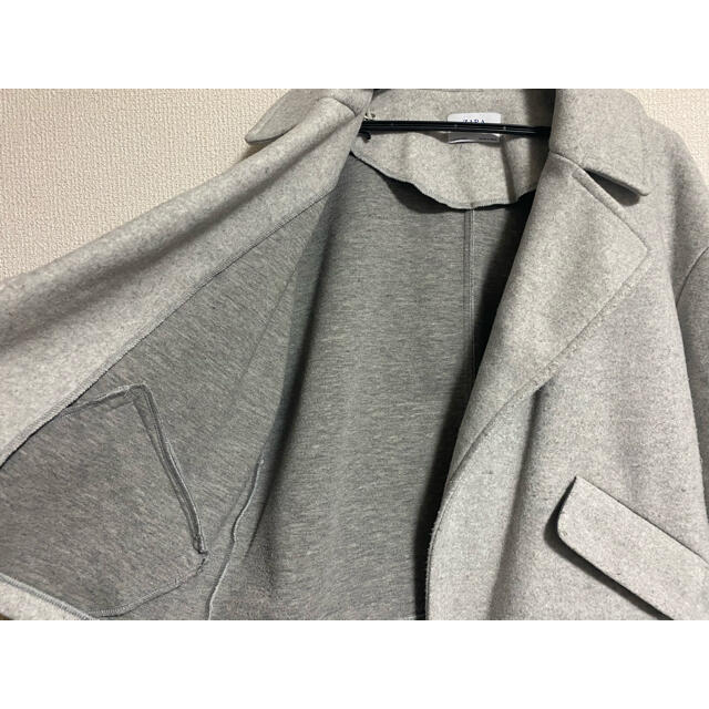 ZARA(ザラ)のグレー春コート/ZARA/ザラ レディースのジャケット/アウター(スプリングコート)の商品写真