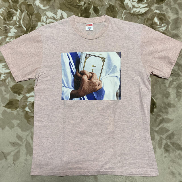 19aw Supreme Bible tee tシャツ　バイブル　m pink