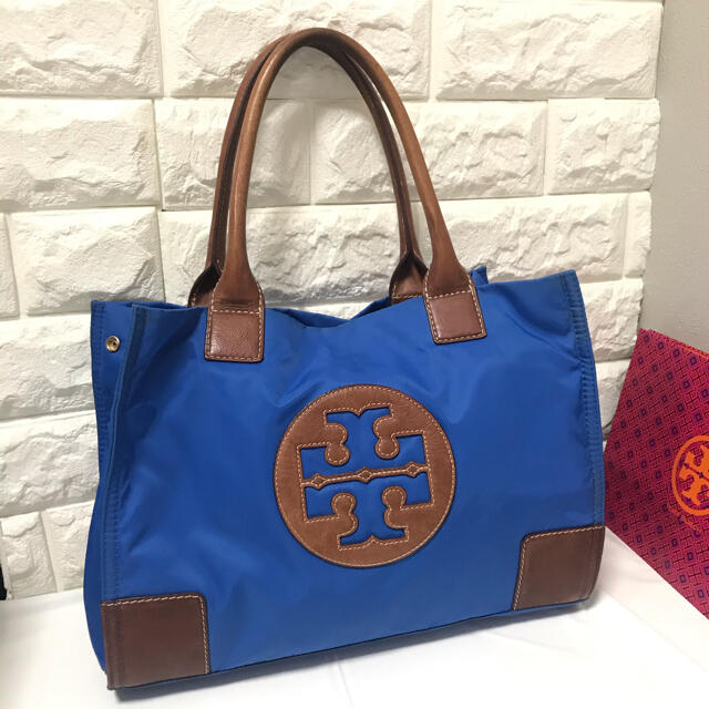 Tory Burch(トリーバーチ)のトリーバーチ　トートバッグ　エラ　ナイロン　レザー　A4ok レディースのバッグ(トートバッグ)の商品写真