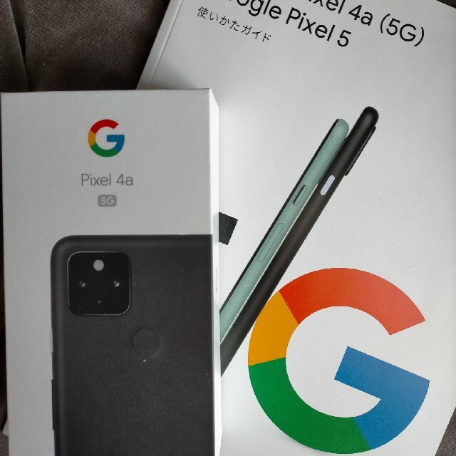 新品未使用品 GooglePixel 4a 5G Just black A4冊子