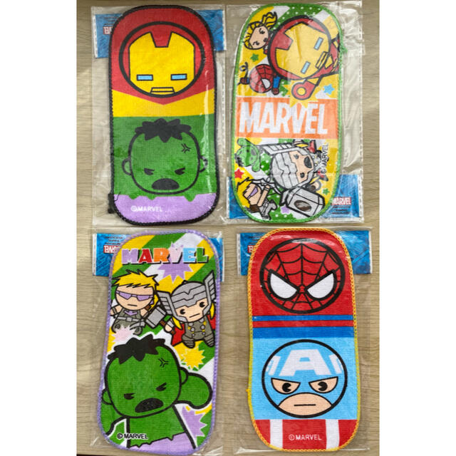 MARVEL(マーベル)の●マーベル　ポケットミニタオル　12枚セット エンタメ/ホビーのアニメグッズ(タオル)の商品写真