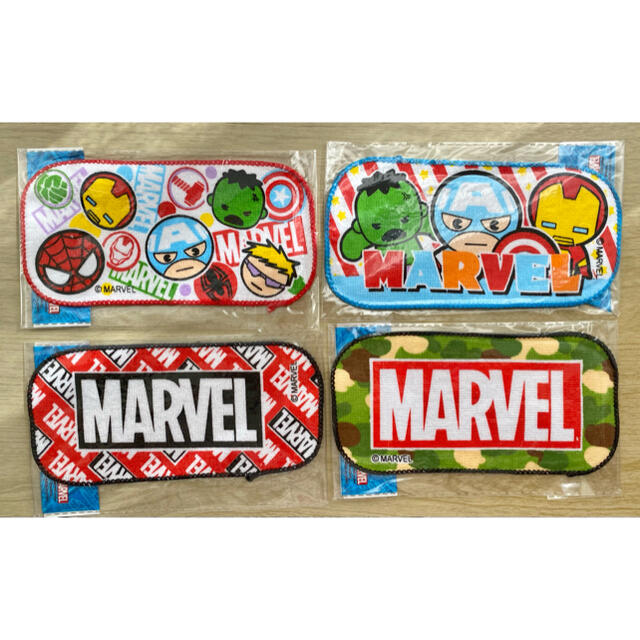 MARVEL(マーベル)の●マーベル　ポケットミニタオル　12枚セット エンタメ/ホビーのアニメグッズ(タオル)の商品写真