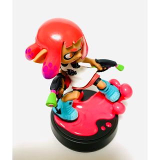 ニンテンドウ(任天堂)のネオンピンク ガール amiibo アミーボ スプラトゥーン2 Switch(ゲームキャラクター)