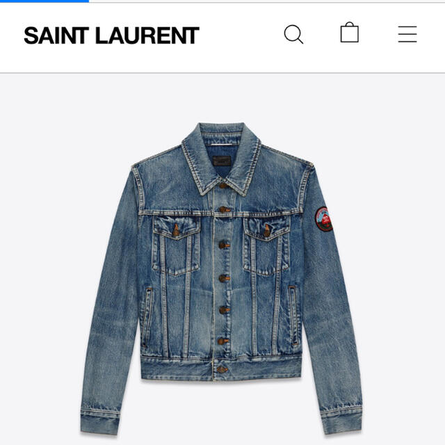 Saint Laurent - サンローラン デニムジャケット saint laurentの通販 by low's shop｜サンローランならラクマ