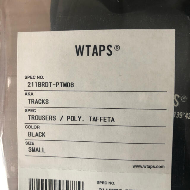 WTAPS TRACKS TROUSERS Sサイズ BLACK オフィシャルダイレクトストア