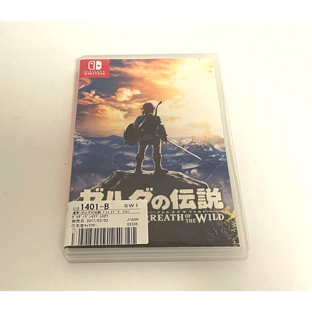 Nintendo Switch(ニンテンドースイッチ)のゼルダの伝説 ブレス オブ ザ ワイルド エンタメ/ホビーのゲームソフト/ゲーム機本体(家庭用ゲームソフト)の商品写真