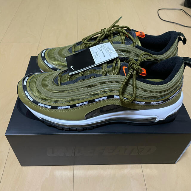 UNDEFEATED ナイキエアマックス97 28.5cm UNDFTD カーキ