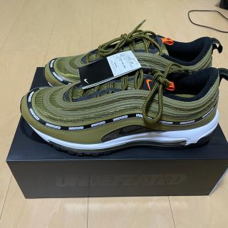 アンディフィーテッド(UNDEFEATED)のUNDEFEATED ナイキエアマックス97 28.5cm UNDFTD カーキ(スニーカー)