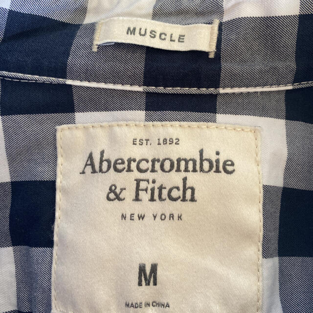 Abercrombie&Fitch(アバクロンビーアンドフィッチ)のアバクロ　チェックシャツ　SIZE  M メンズのトップス(シャツ)の商品写真