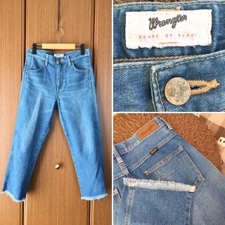 アーバンリサーチ(URBAN RESEARCH)の美品 Wrangler×SENCEOFPLACE アンクルカットデニムパンツ(デニム/ジーンズ)