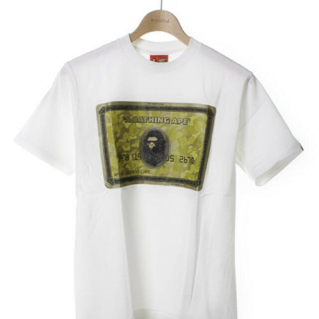 A BATHING APE(アベイシングエイプ)の★新品⭐︎非売品★BAPE MANIA GOLD CARD Tシャツ Mサイズ メンズのトップス(Tシャツ/カットソー(半袖/袖なし))の商品写真