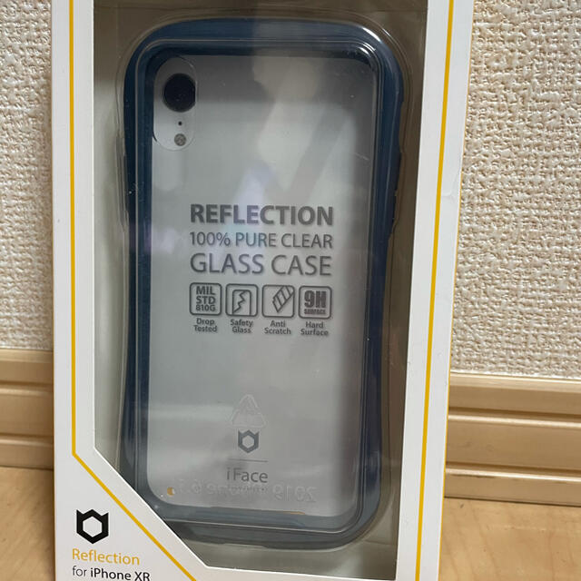 【朝ごはん様専用】i face iPhone XR用 クリア×ネイビー スマホ/家電/カメラのスマホアクセサリー(iPhoneケース)の商品写真