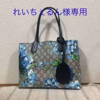 グッチ(Gucci)のグッチの花柄リバーシブルトートバッグ(トートバッグ)