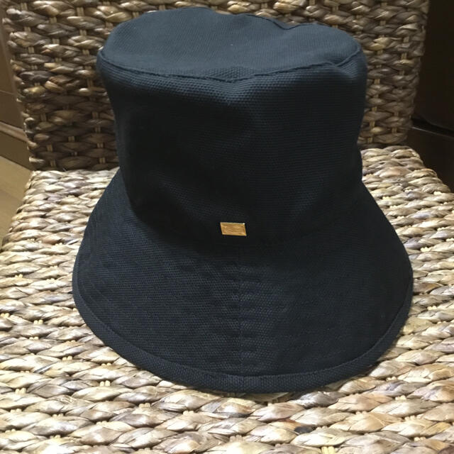 Salvatore Ferragamo - フェラガモ 帽子 ハット シルク 黒 折りたたみ